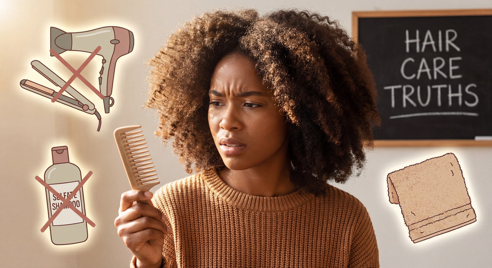 10 Erreurs à Éviter Absolument avec les Cheveux Texturés (et Comment les Corriger !)